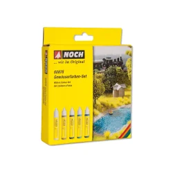 60878 NOCH. 5 flasker vand farve st. 