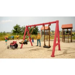 13401 NOCH. Dobbelt gynge med mekaniske gynger. H0. 