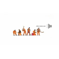 12801 NOCH. Jernbanearbejdere med lydscene. H0.