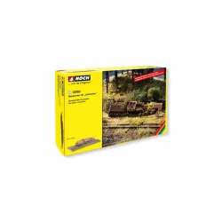 60763 NOCH. Diorama af forulykket lokomotiv. H0. 