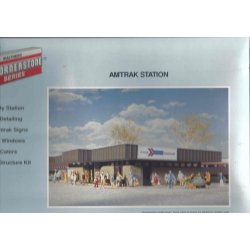 CL 5064 WALTHERS Amtrak Station. Den er ny. H0. "Brugt"