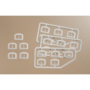 80214 Auhagen Vinduer hvide. H0