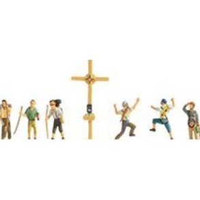 15874 NOCH 6 bjergvandere p tur. H0