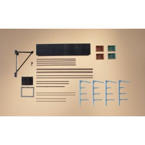 80107 Auhagen Svingkran med stanglager. H0