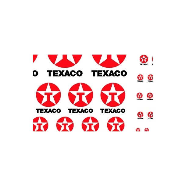 OLIESELSKABER. TEXACO - nst nyeste logo. H0