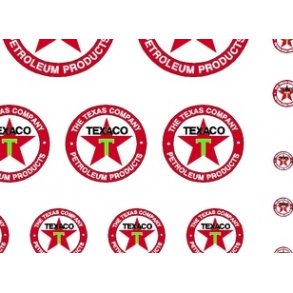 OLIESELSKABER.  TEXACO - 4. lste logo. H0.