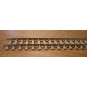 SL-102 PECO flex skinne med beton sveller