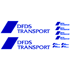 BIL / LASTBILER. DFDS TRANSPORT H0. HVID.